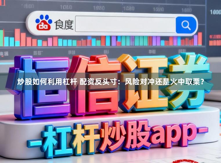 炒股如何利用杠杆 配资反头寸：风险对冲还是火中取栗？