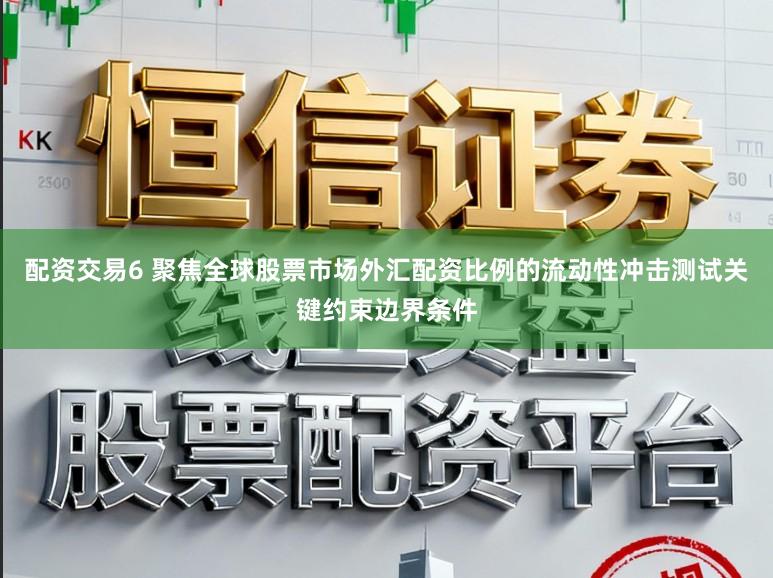 配资交易6 聚焦全球股票市场外汇配资比例的流动性冲击测试关键约束边界条件