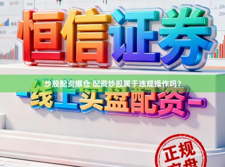 炒股配资爆仓 配资炒股属于违规操作吗?